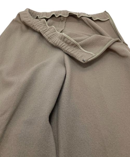 JURGEN LEHL（ヨーガンレール）JURGEN LEHL (ヨーガンレール) ワイドイージーパンツ　サイドジップパンツ ブラウン サイズ:Mの古着・服飾アイテム