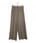 JURGEN LEHL（ヨーガンレール）の古着「ワイドイージーパンツ　サイドジップパンツ」｜ブラウン