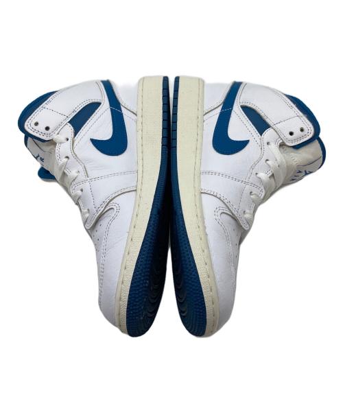 NIKE（ナイキ）NIKE (ナイキ) AIR JORDAN 1 MID SE ブルー×ホワイト サイズ:US5.5Yの古着・服飾アイテム