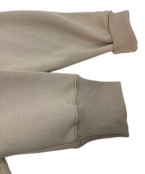 JUSGLITTY（ジャスグリッティー）JUSGLITTY (ジャスグリッティー) 衿付ダンボールワンピース　長袖ワンピース　ドローコード ベージュ サイズ:1の古着・服飾アイテム