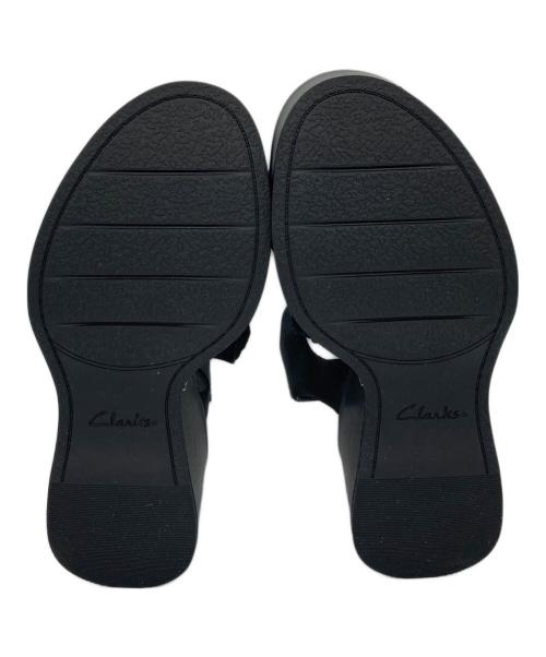 CLARKS（クラークス）CLARKS (クラークス) コンフォートグルカサンダル ブラック サイズ:UK 4.5の古着・服飾アイテム