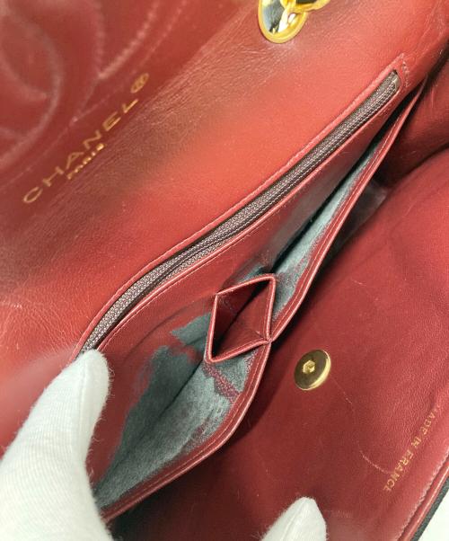 CHANEL（シャネル）CHANEL (シャネル) ヴィンテージ マトラッセ25 Wチェーン キルティングバッグ　キャンバス×レザー　チェーンショルダーバッグ ブラック サイズ:25の古着・服飾アイテム