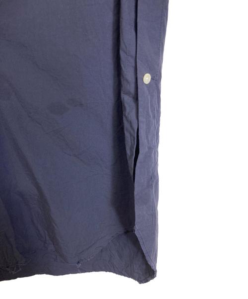 TAKAHIROMIYASHITA TheSoloIst.（タカヒロミヤシタ ザソロイスト）TAKAHIROMIYASHITA TheSoloIst. (タカヒロミヤシタ ザソロイスト) スキッパーシャツ　長袖シャツ　デザインシャツ　日本製 ネイビー サイズ:46の古着・服飾アイテム