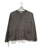 nonnative×UNDERCOVERノンネイティブ×アンダーカバー）の古着「MONK JACKET モンクジャケット　アウター　ライトアウター　24SS 日本製」｜オリーブ