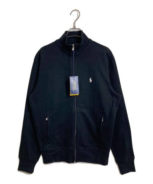 POLO RALPH LAUREN（ポロ・ラルフローレン）POLO RALPH LAUREN (ポロ・ラルフローレン) フレンチリブ フルジップ ジャケット ブラック サイズ:Sの古着・服飾アイテム