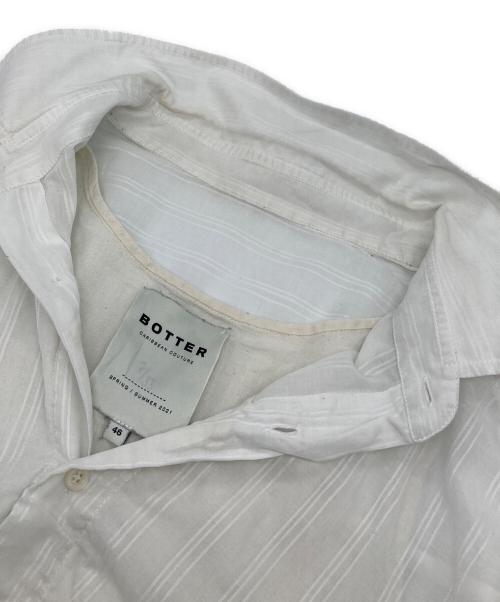 BOTTER（ボッター）BOTTER (ボッター) GRANDPA SHIRT TANKTOP UNDERNEATH ホワイト サイズ:46（実寸参照）の古着・服飾アイテム