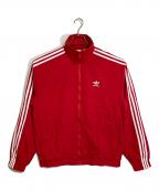 adidasアディダス）の古着「アディカラー ウーブン ファイヤーバード トラックトップ　アウター　ライトアウター　スポーツ　アウトドア」｜レッド
