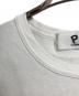 中古・古着 PLAY COMME des GARCONS (プレイコムデギャルソン) ハートワッペン半袖カットソー　Tシャツ　Tee  日本製 ホワイト×ゴールド サイズ:S：6000円
