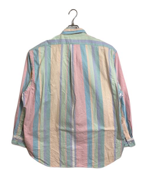 RALPH LAUREN（ラルフローレン）RALPH LAUREN (ラルフローレン) 【古着】90’S クレイジーパターンストライプシャツ　長袖シャツ　90年代 マルチカラー サイズ:XLの古着・服飾アイテム