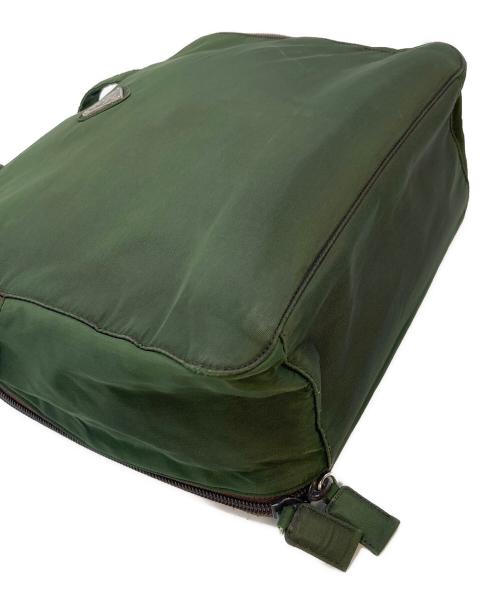 PRADA（プラダ）PRADA (プラダ) ヴィンテージナイロン バニティバッグ マルチバッグ オリーブ グリーン サイズ:実寸参照の古着・服飾アイテム