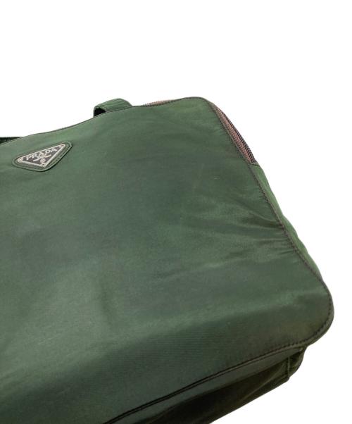 PRADA（プラダ）PRADA (プラダ) ヴィンテージナイロン バニティバッグ マルチバッグ オリーブ グリーン サイズ:実寸参照の古着・服飾アイテム