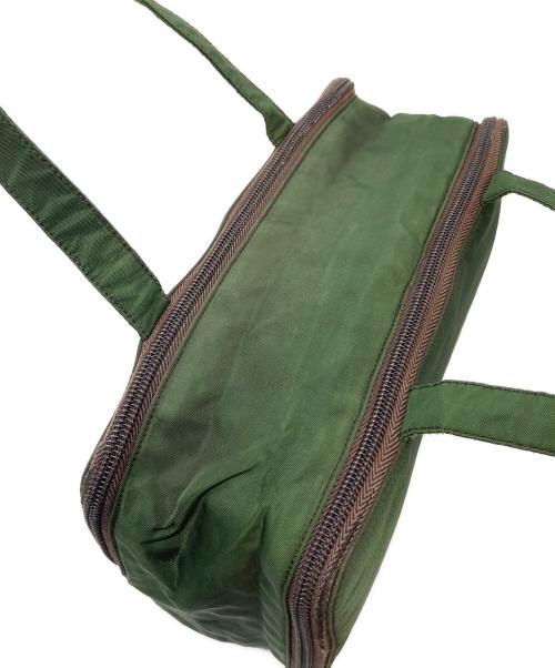 PRADA（プラダ）PRADA (プラダ) ヴィンテージナイロン バニティバッグ マルチバッグ オリーブ グリーン サイズ:実寸参照の古着・服飾アイテム
