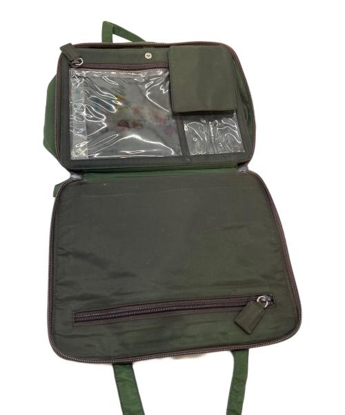 PRADA（プラダ）PRADA (プラダ) ヴィンテージナイロン バニティバッグ マルチバッグ オリーブ グリーン サイズ:実寸参照の古着・服飾アイテム