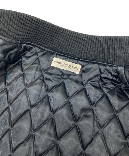 MIKIHOUSE COLLECTION（ミキハウス）MIKIHOUSE COLLECTION (ミキハウス) 【古着】90’S 袖レザースタジャン　アウター　90年代 ブラック サイズ:Mの古着・服飾アイテム