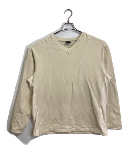 NIKE（ナイキ）NIKE (ナイキ) 【古着】00’S 鹿の子スウェット　スウェット ベージュ サイズ:XLの古着・服飾アイテム