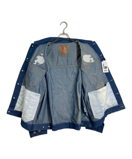 graniph（グラニフ）graniph (グラニフ) ONE PIECE (ワンピース) 海の戦士｜デニムジャケット　ワンピース25th ブルー サイズ:M 未使用品の古着・服飾アイテム