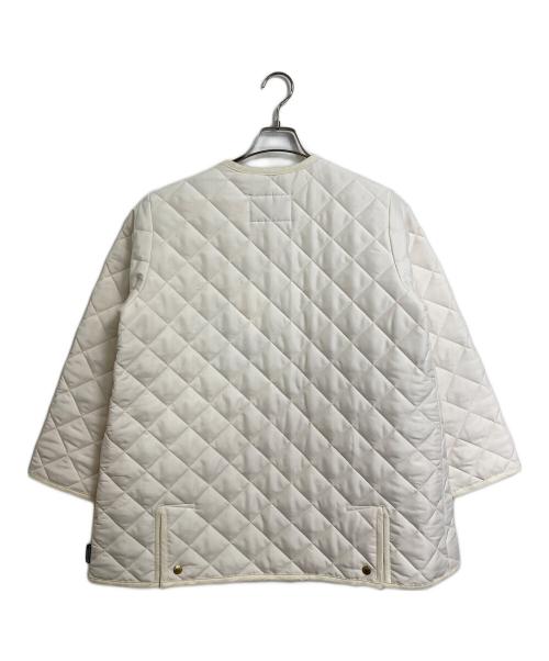 Traditional Weatherwear（トラディショナルウェザーウェア）Traditional Weatherwear (トラディショナルウェザーウェア) ARKLEY A-LINE MIDDLE アークリー Aライン ミドル　中綿ジャケット　アウター アイボリー サイズ:34（実寸参照） 未使用品の古着・服飾アイテム