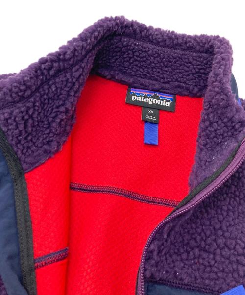 Patagonia（パタゴニア）Patagonia (パタゴニア) レトロXベスト　ボアベスト　アウター　ライトアウター　スポーツ　アウトドア パープル サイズ:XSの古着・服飾アイテム