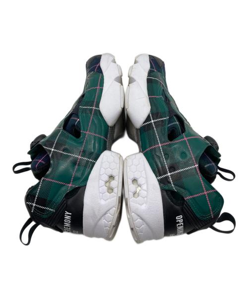 REEBOK（リーボック）REEBOK (リーボック) OPENING CEREMONY グリーン×ネイビー サイズ:US8.5の古着・服飾アイテム