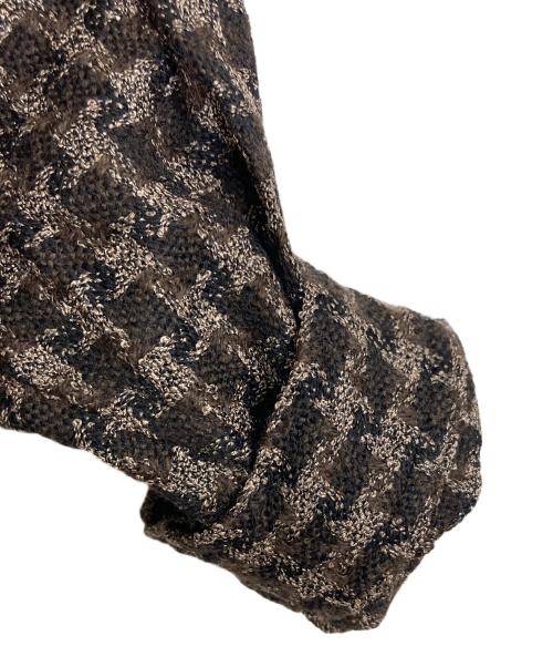 Y's（ワイズ）Y's (ワイズ) 【古着】90’Sウールレーヨンツイードシャツ　長袖シャツ　日本製　99SS ブラウン サイズ:実寸参照の古着・服飾アイテム