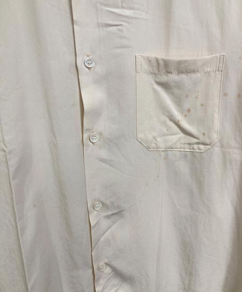 Y's（ワイズ）Y's (ワイズ) レーヨンポリシャツ　長袖シャツ　無地　日本製 アイボリー サイズ:実寸参照の古着・服飾アイテム