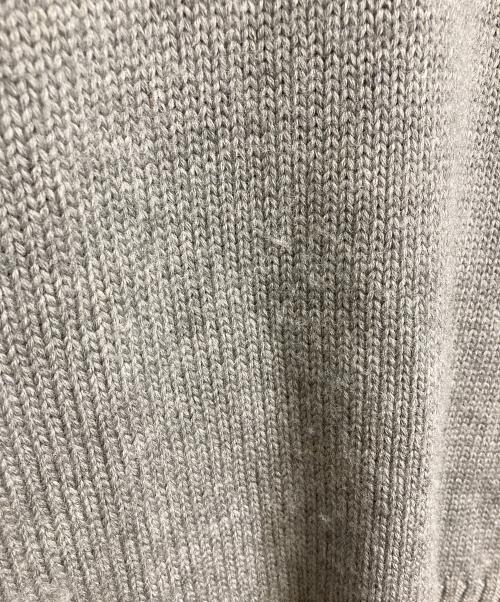 POLO RALPH LAUREN（ポロ・ラルフローレン）POLO RALPH LAUREN (ポロ・ラルフローレン) 【古着】90’Ｓウールニット　ウールニット　長袖ニット　ポニー刺繍　90年代 グレー サイズ:Lの古着・服飾アイテム