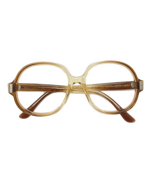 American Optical（アメリカン オプティカル）American Optical (アメリカン オプティカル) 70’Sヴィンテージ眼鏡　70年代　グラデーションフレーム ブラウン サイズ:実寸参照の古着・服飾アイテム