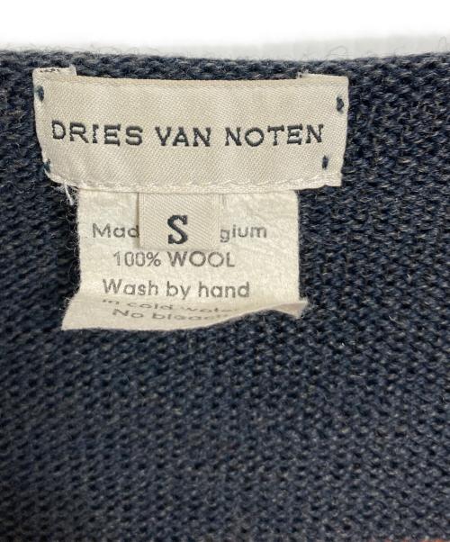 DRIES VAN NOTEN（ドリスヴァンノッテン）DRIES VAN NOTEN (ドリスヴァンノッテン) 【古着】90'SVネックニット　長袖ニット　ライカ期 90年代 マルチカラー サイズ:Sの古着・服飾アイテム