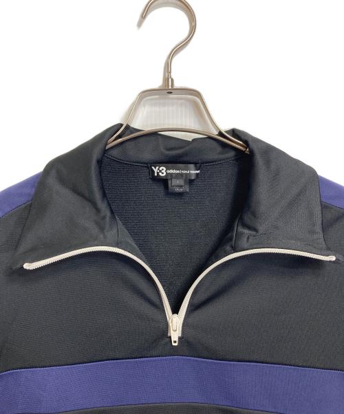 Y-3（ワイスリー）Y-3 (ワイスリー) ハーフジップスウェット　デザイントップス　トラックジャケット　ジャージ ブラック サイズ:Sの古着・服飾アイテム