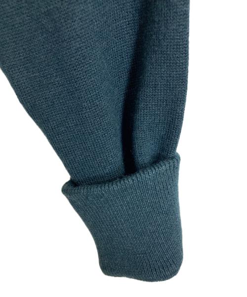 Y-3（ワイスリー）Y-3 (ワイスリー) カシミヤ混ニットジップパーカー　ニットパーカー　ダブルジップ グリーン サイズ:XSの古着・服飾アイテム