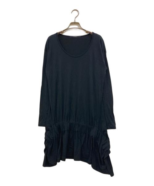 LIMI feu（リミフゥ）LIMI feu (リミフゥ) カットソーワンピース ブラック サイズ:Sの古着・服飾アイテム