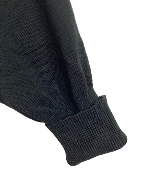 LIMI feu（リミフゥ）LIMI feu (リミフゥ) ニットカーディガン　デザイントップス　レイヤード　日本製 ブラック サイズ:Sの古着・服飾アイテム