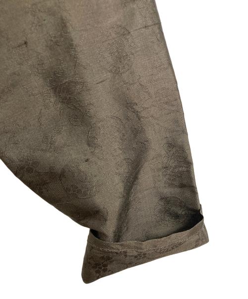 DRIES VAN NOTEN（ドリスヴァンノッテン）DRIES VAN NOTEN (ドリスヴァンノッテン) 【古着】カシュクールカットオフシルクジャケット　アウター　ライトアウター　デザイントップス　ブラウス　90年代 ライカ期 グリーン サイズ:36の古着・服飾アイテム