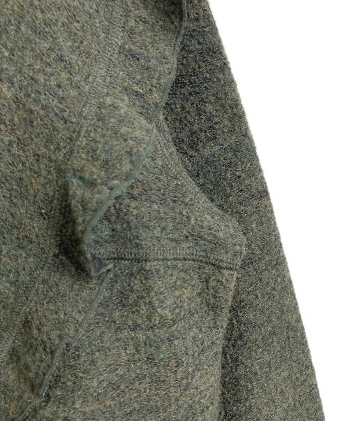 HaaT（ハート）HaaT (ハート) フリルジャケット　デザインジャケット　アウター　ライトアウター　日本製 グリーン サイズ:2の古着・服飾アイテム