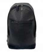 COACHコーチ）の古着「チャールズ ベースボールステッチ ボディバッグ」｜ブラック