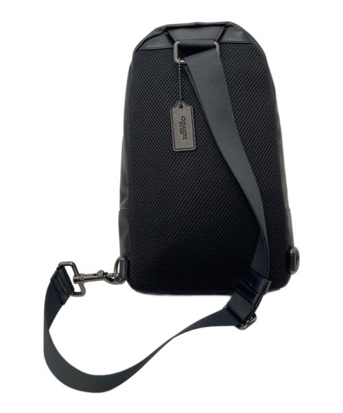 COACH（コーチ）COACH (コーチ) チャールズ ベースボールステッチ ボディバッグ ブラック サイズ:実寸参照の古着・服飾アイテム