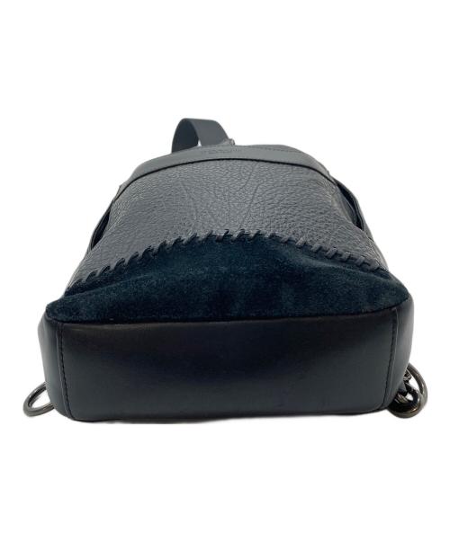 COACH（コーチ）COACH (コーチ) チャールズ ベースボールステッチ ボディバッグ ブラック サイズ:実寸参照の古着・服飾アイテム