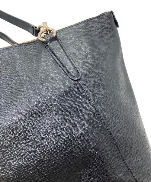COACH（コーチ）COACH (コーチ) アヴァ グレインレザー トート ブラック サイズ:実寸参照の古着・服飾アイテム