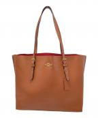 COACHコーチ）の古着「マーケットトート トートバッグ　レザーバッグ」｜ブラウン
