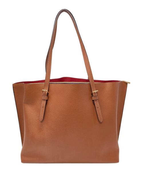 COACH（コーチ）COACH (コーチ) マーケットトート トートバッグ　レザーバッグ ブラウン サイズ:実寸参照の古着・服飾アイテム