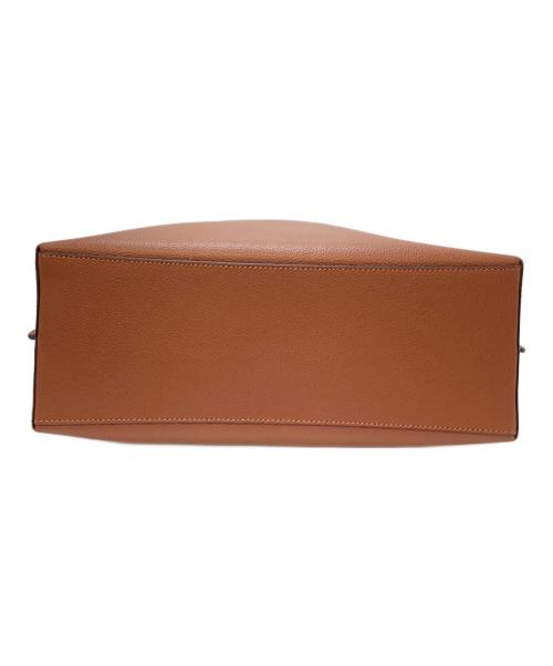 COACH（コーチ）COACH (コーチ) マーケットトート トートバッグ　レザーバッグ ブラウン サイズ:実寸参照の古着・服飾アイテム