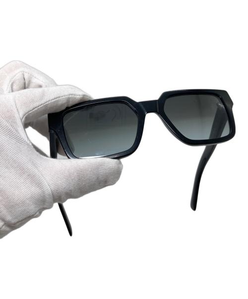 PRADA（プラダ）PRADA (プラダ) Square Sunglasses スクエアサングラス ブラック サイズ:54□19の古着・服飾アイテム