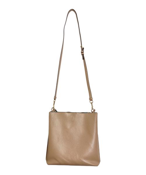 COACH（コーチ）COACH (コーチ) モリーバケットバッグ　レザーバッグ ベージュ サイズ:実寸参照の古着・服飾アイテム