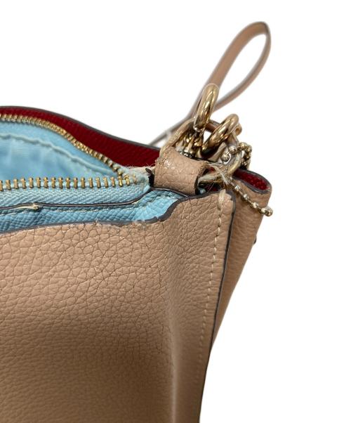 COACH（コーチ）COACH (コーチ) モリーバケットバッグ　レザーバッグ ベージュ サイズ:実寸参照の古着・服飾アイテム