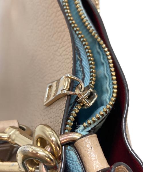 COACH（コーチ）COACH (コーチ) モリーバケットバッグ　レザーバッグ ベージュ サイズ:実寸参照の古着・服飾アイテム