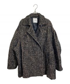 中古・古着通販】CLANE (クラネ) MIX LOOP TWEED BOX COAT ミックス
