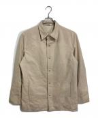 im productアイムプロダクト）の古着「【古着】90’S～00’S モールスキンシャツジャケット　アウター　ライトアウター　日本製　90年代　2000年代」｜ベージュ