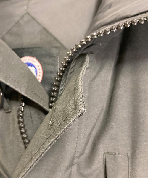 CANADA GOOSE（カナダグース）CANADA GOOSE (カナダグース) JASPER コヨーテファー付ダウンジャケット　ダウンジャケット　アウター　カナダ製　サザビーリーグタグ ブラック サイズ:XSの古着・服飾アイテム