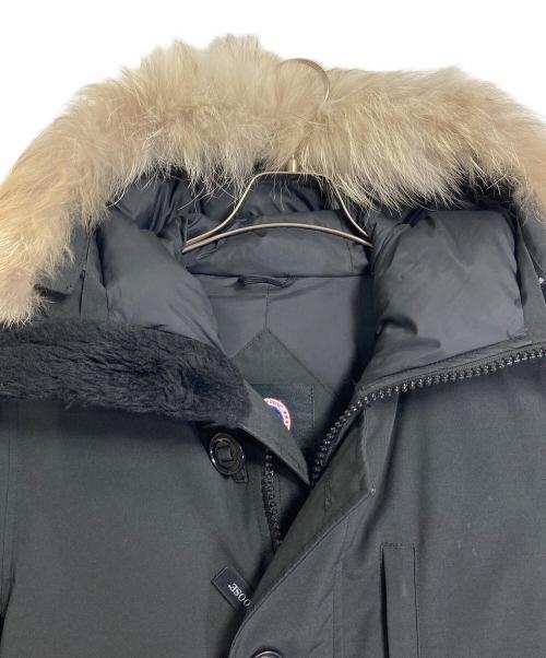 CANADA GOOSE（カナダグース）CANADA GOOSE (カナダグース) JASPER コヨーテファー付ダウンジャケット　ダウンジャケット　アウター　カナダ製　サザビーリーグタグ ブラック サイズ:XSの古着・服飾アイテム