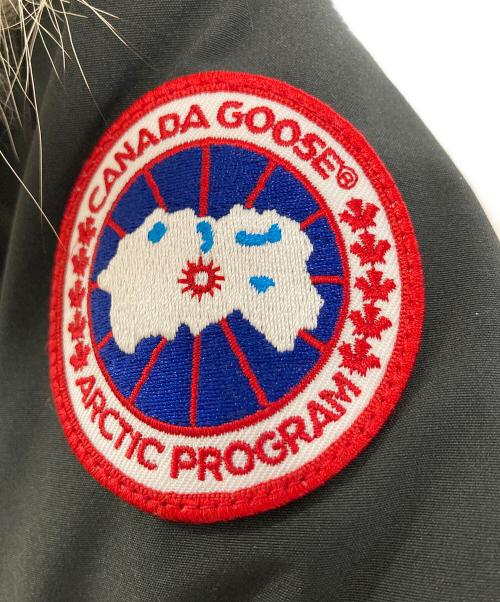 CANADA GOOSE（カナダグース）CANADA GOOSE (カナダグース) JASPER コヨーテファー付ダウンジャケット　ダウンジャケット　アウター　カナダ製　サザビーリーグタグ ブラック サイズ:XSの古着・服飾アイテム